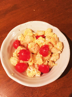 レシピ改良!エビとトマトの卵炒め-レシピのメイン写真