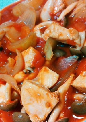 鶏むね肉のトマト煮-レシピのメイン写真