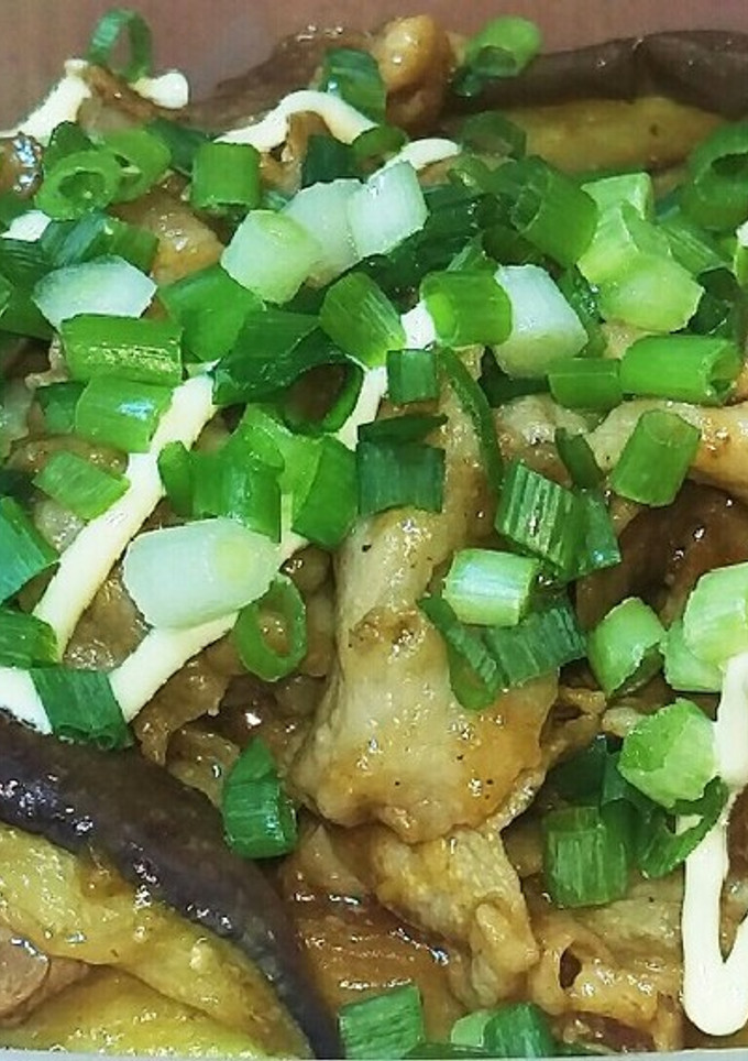 簡単!!豚肉と茄子で生姜焼き-レシピのメイン写真
