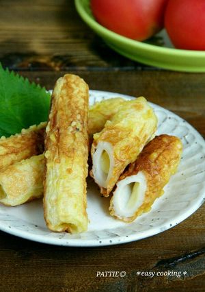 ☆簡単☆チーズちくわのカレー天ぷら-レシピのメイン写真