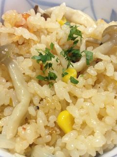 丸ごとトマトとコーンのご飯-レシピのメイン写真