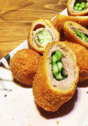 アスパラチーズカツ-レシピのメイン写真