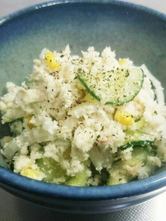 おからdeサラダ(アマニ油マヨ使用)-レシピのメイン写真