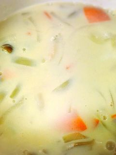 きのこの豆乳スープ^ ^-レシピのメイン写真