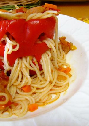 パプリカのジャコランタン★米粉パスタ-レシピのメイン写真