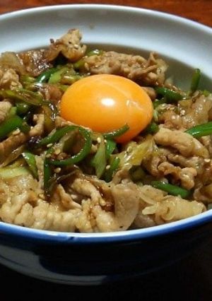 豚肉とピーマンのスタミナ丼-レシピのメイン写真
