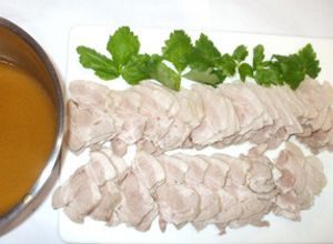 ゆで豚♪豚ロースのかたまり肉で簡単♪タレ-レシピのメイン写真