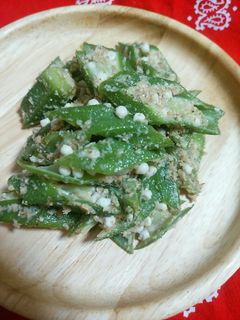おくら大量消費!おくらの胡麻和え-レシピのメイン写真
