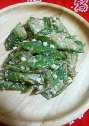 おくら大量消費！おくらの胡麻和え-レシピのメイン写真