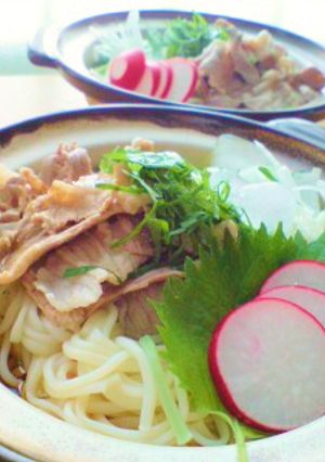 さっぱり美味しい♪冷しゃぶ乗っけ冷麦-レシピのメイン写真