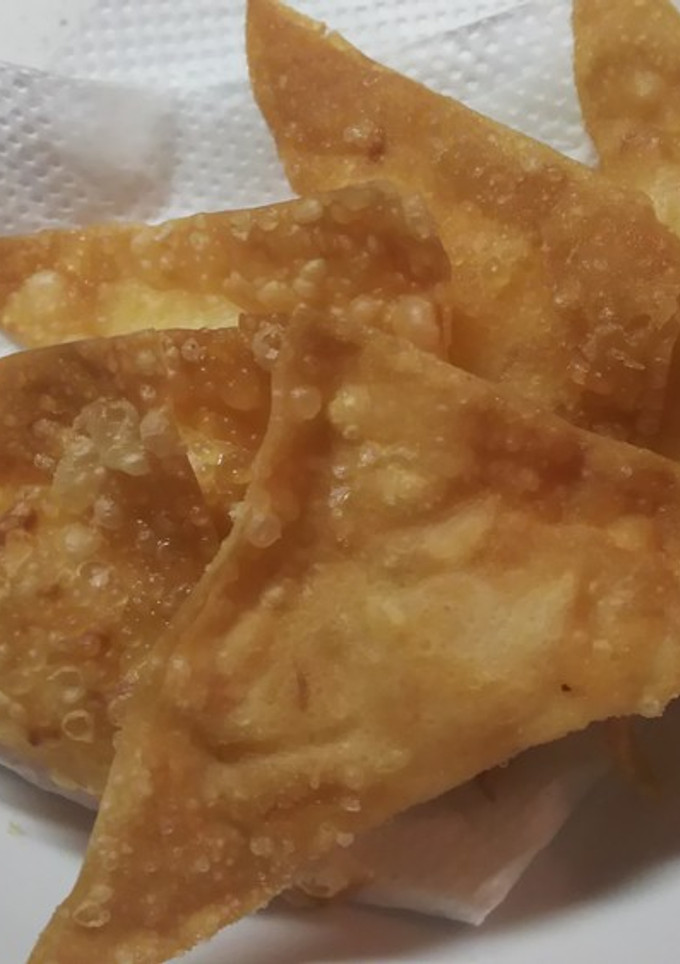 さきいかと花チーズの包み揚げ-レシピのメイン写真