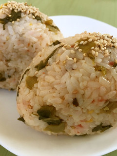 ☆博多辛子高菜 すき焼き おにぎり-レシピのメイン写真