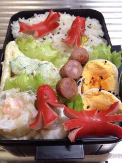お弁当66★2016.9.15ソーセー人-レシピのメイン写真