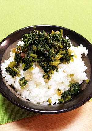 簡単☆大根の葉で (^^)ご飯のおとも-レシピのメイン写真