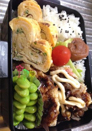 お弁当75★2016.10.3お好み焼き-レシピのメイン写真