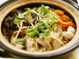 鮭と椎茸の土鍋ごはん
