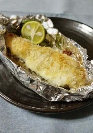 タラのパン粉ホイル焼き＊粉チ×マヨ風味-レシピのメイン写真