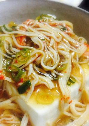 簡単副菜☆湯豆腐の中華あんかけ-レシピのメイン写真