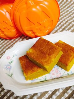 簡単♡かぼちゃのスフレケーキ-レシピのメイン写真