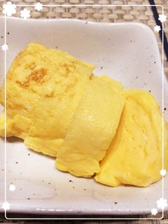 簡単!甘いだし巻き卵!お弁当に!-レシピのメイン写真