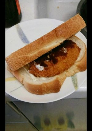 コロッケとチーズのサンド-レシピのメイン写真