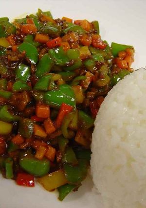 カレールーで☆色鮮やかなドライカレー-レシピのメイン写真