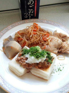 出汁のきいた納豆餅ステーキ-レシピのメイン写真