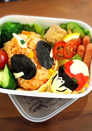 ゴースト ジュウオウジャー キャラ弁-レシピのメイン写真