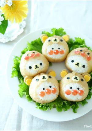 アンパンマン&リラックマいなり-レシピのメイン写真