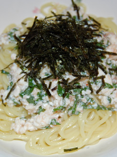 低カロリ-☆豆腐明太子パスタ♪-レシピのメイン写真