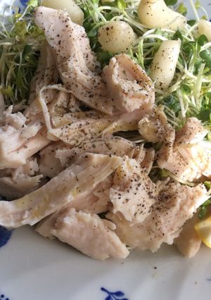 らっきょチキンサラダ(*^^*)-レシピのメイン写真
