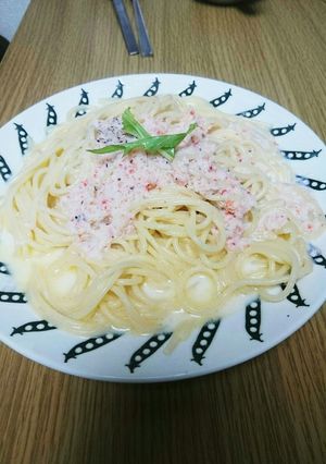 スープパスタ風カニのクリームパスタ☆-レシピのメイン写真