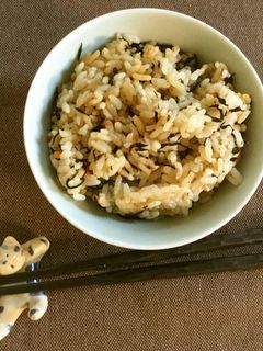 ひじきの炊き込みご飯-レシピのメイン写真