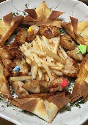 兜のドライカレー春巻き(^^)子供の日☆-レシピのメイン写真