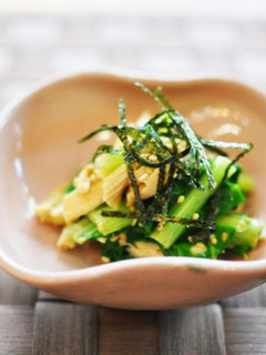 しろ菜とささみのわさびマヨサラダ-レシピのメイン写真