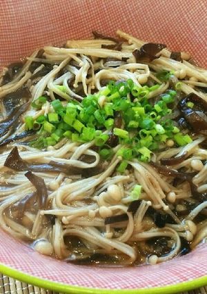 簡単♡えのきとキクラゲの白滝ラーメン♡-レシピのメイン写真