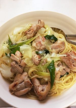 白だしで和風パスタ-レシピのメイン写真