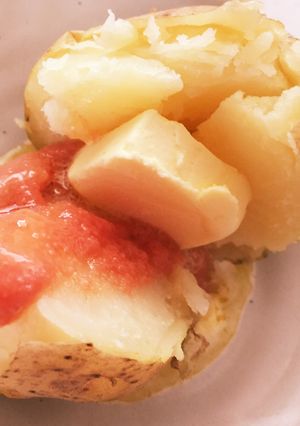 蒸してホックホク〜☆たらこじゃがバター-レシピのメイン写真