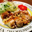 超簡単★グリルチキンにんにくソースがけ♥