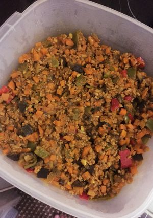 冷蔵庫にある野菜でドライキーマカレー-レシピのメイン写真