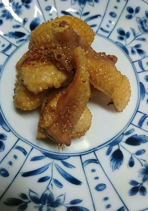 鶏皮パリパリ-レシピのメイン写真