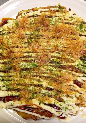 簡単な安いの箸で切れるお好み焼き-レシピのメイン写真