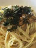 簡単パスタ☆納豆乳クリーム風パスタ