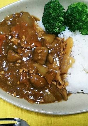ごぼうときのこのカレー-レシピのメイン写真