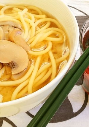 味噌汁パスタ-レシピのメイン写真