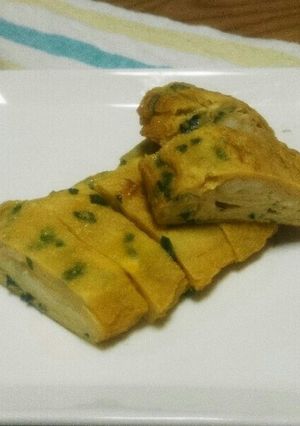 甘～い＊ネギ入り卵焼き-レシピのメイン写真