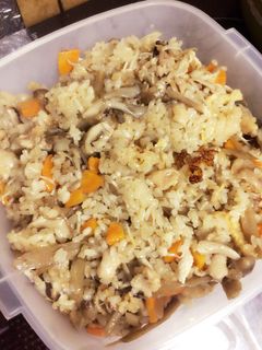 節約 鶏皮入り炊き込みご飯-レシピのメイン写真