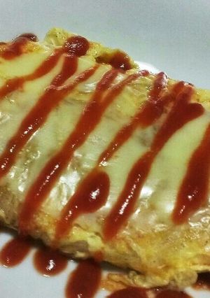 こんがりポテトチーズオムレツ-レシピのメイン写真