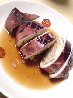 めんつゆで!イカの肉詰め煮-レシピのメイン写真
