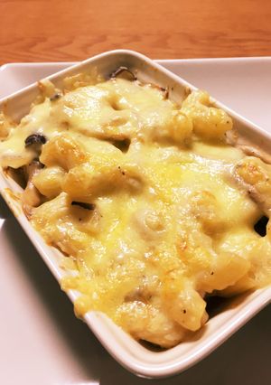 簡単！きのこたっぷり マカロニグラタン-レシピのメイン写真